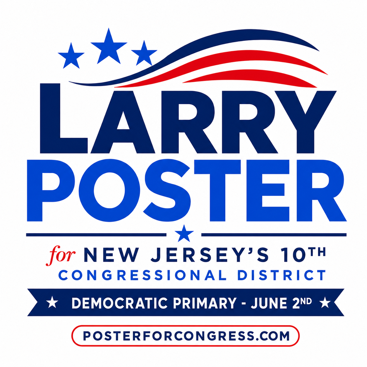 Larry Poster for Congress logo