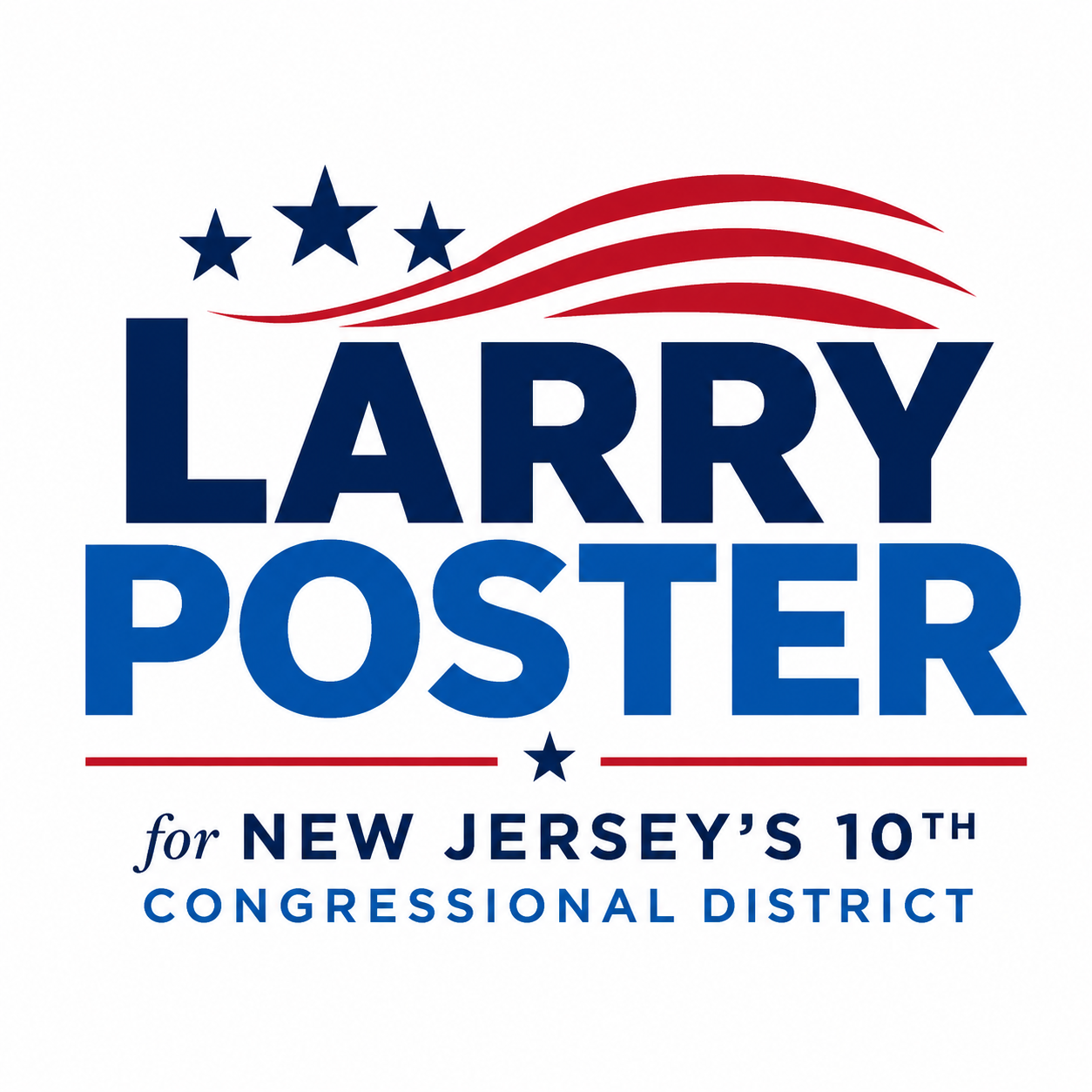 Larry Poster for New Jersey's 10th Congressional District